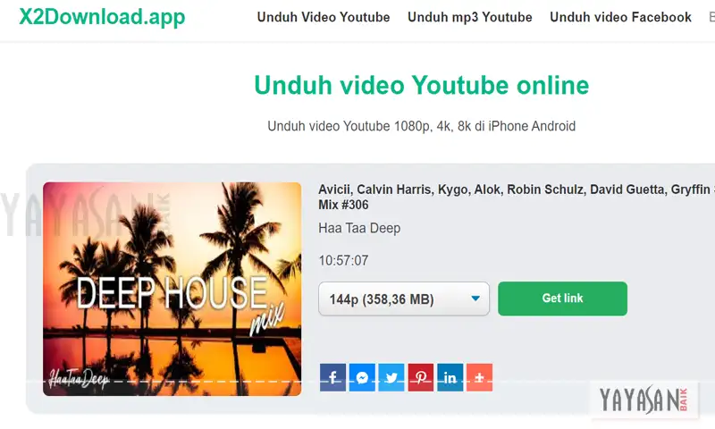 Cara Melakukan Konversi Video din Situs X2Download Youtube