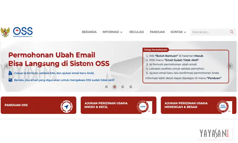Daftar OSS Izin UMKM Online