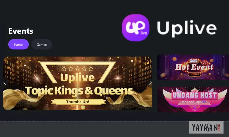 Fitur Aplikasi Uplive