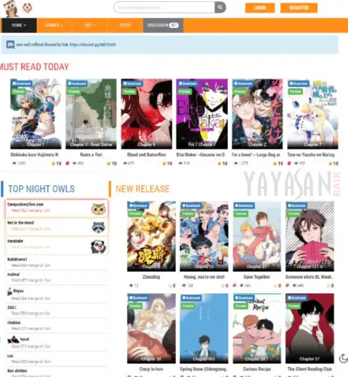 Fitur Unggulan MangaOwl Apk