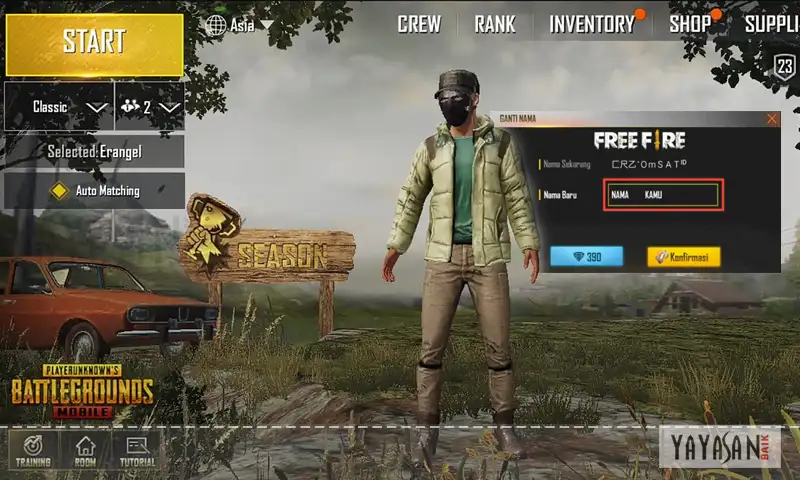 Nama PUBG Keren beserta artinya