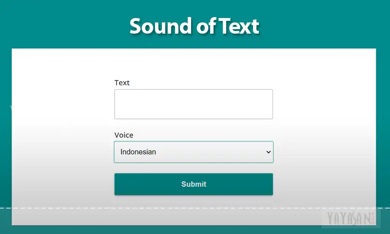 Sound of Text