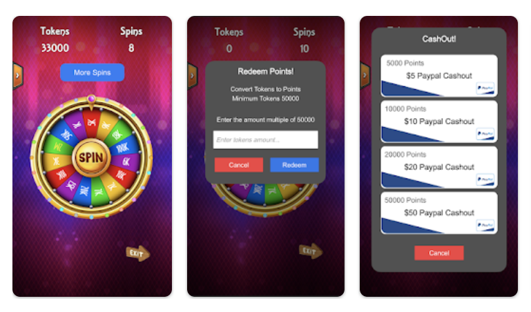 Spin The Wheel apk penghasil uang