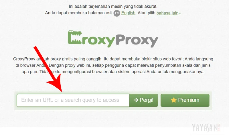 buka situs blokir dengan croxyproxy