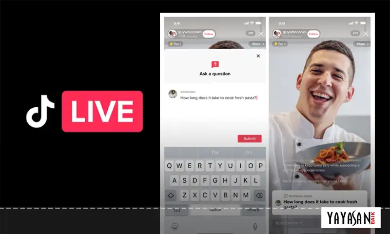 cara siaran langsung di TikTok