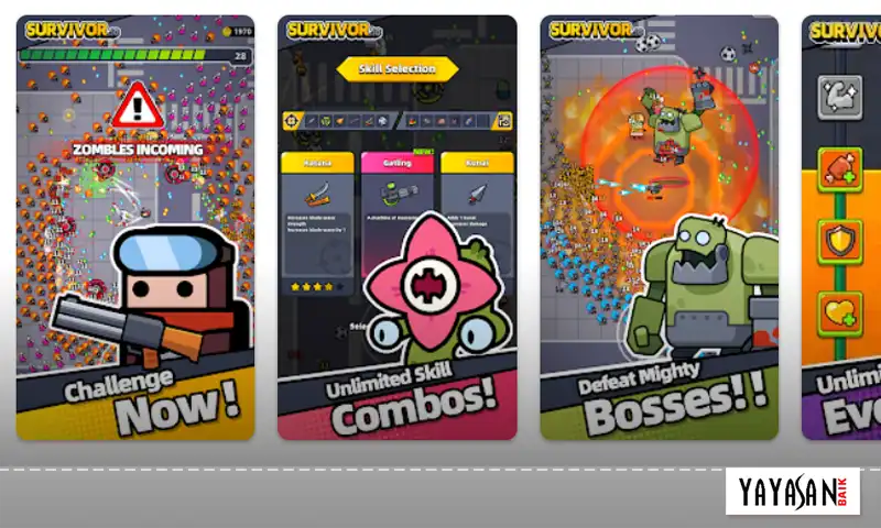 link download game survivor io mod apk
