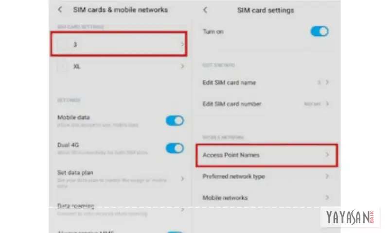 setting apn 3 gprs